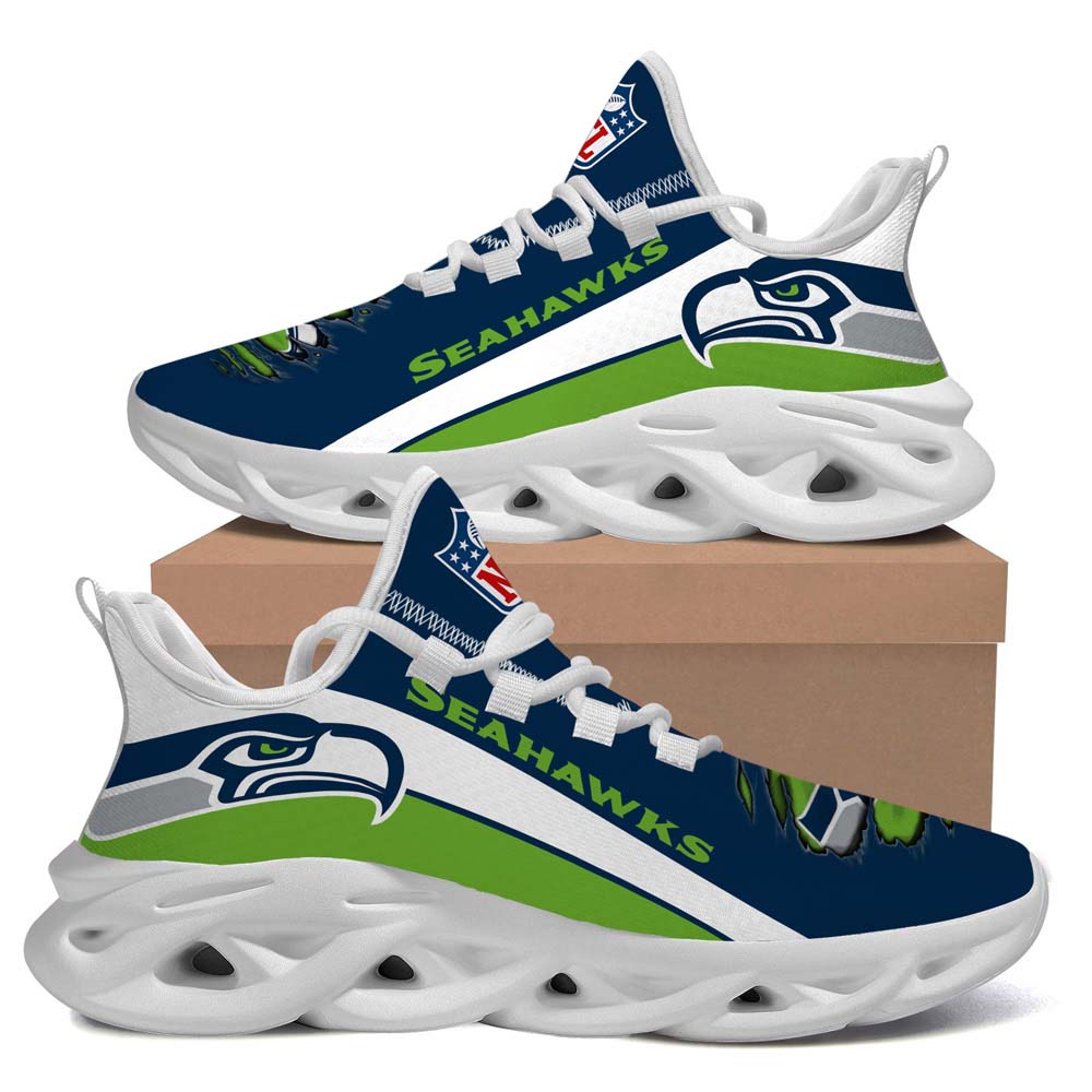 Seattle Seahawks Running Sports Max Soul Sneaker Running Sport Shoes