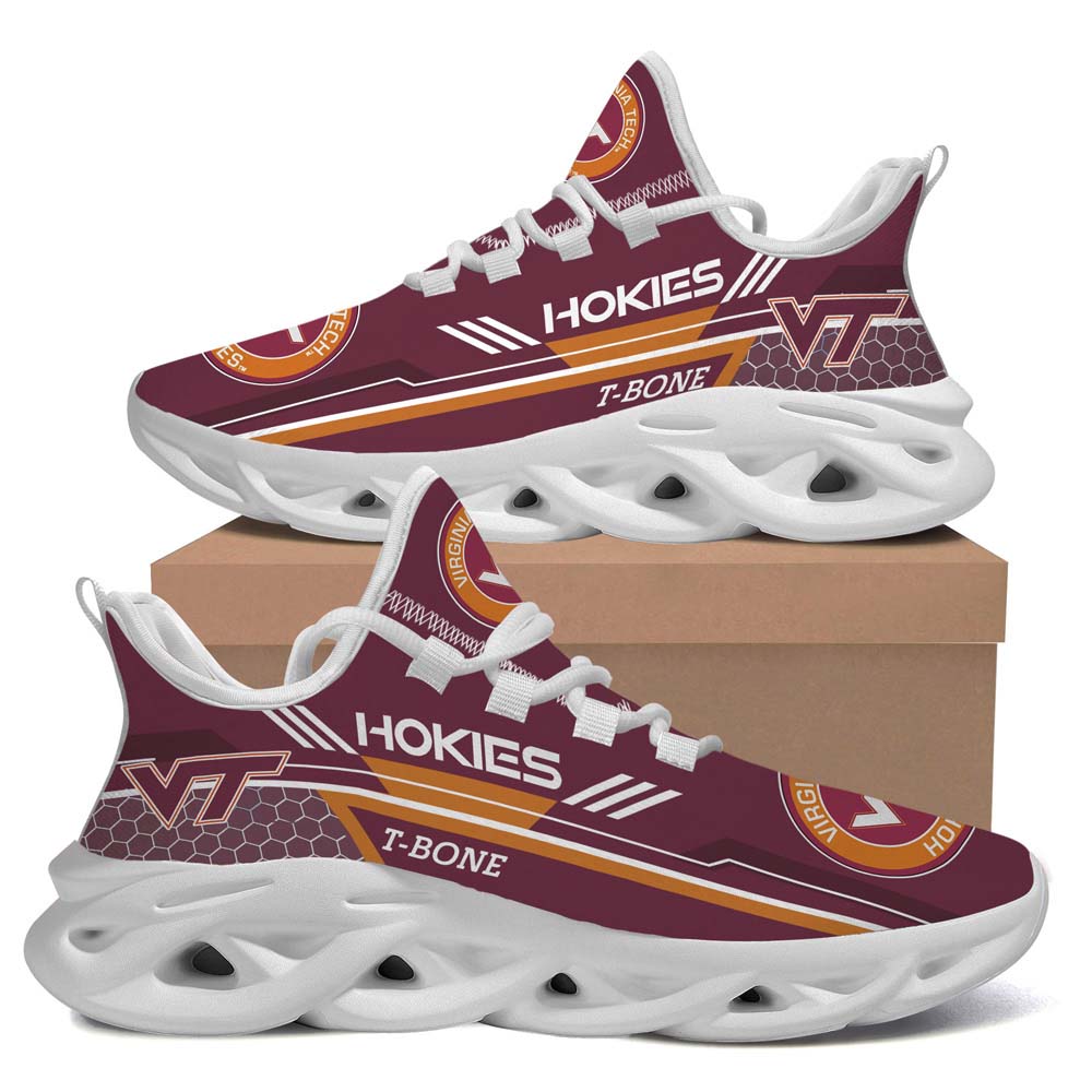 Virginia Tech Hokies Custom Max Soul Sneaker Running Sport Shoes