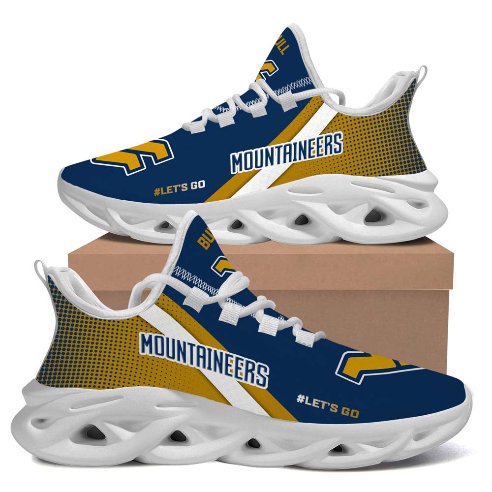 West Virginia Mountaineers Custom Max Soul Sneaker Running Sport Shoes