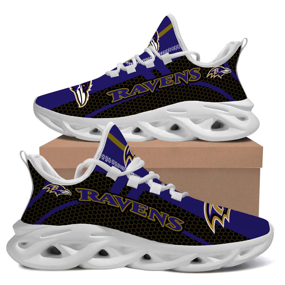 Baltimore Ravens Luxury Max Soul Sneaker Running Sport Shoes