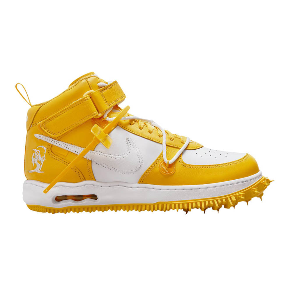 Nike Off-White x Air Force 1 Mid SP Leather ‘Varsity Maize’ Epoch-Defining Shoes