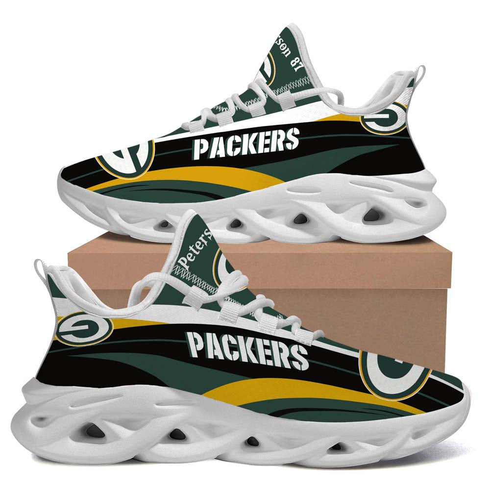 Green Bay Packers Luxury Custom Max Soul Sneaker Running Sport Shoes