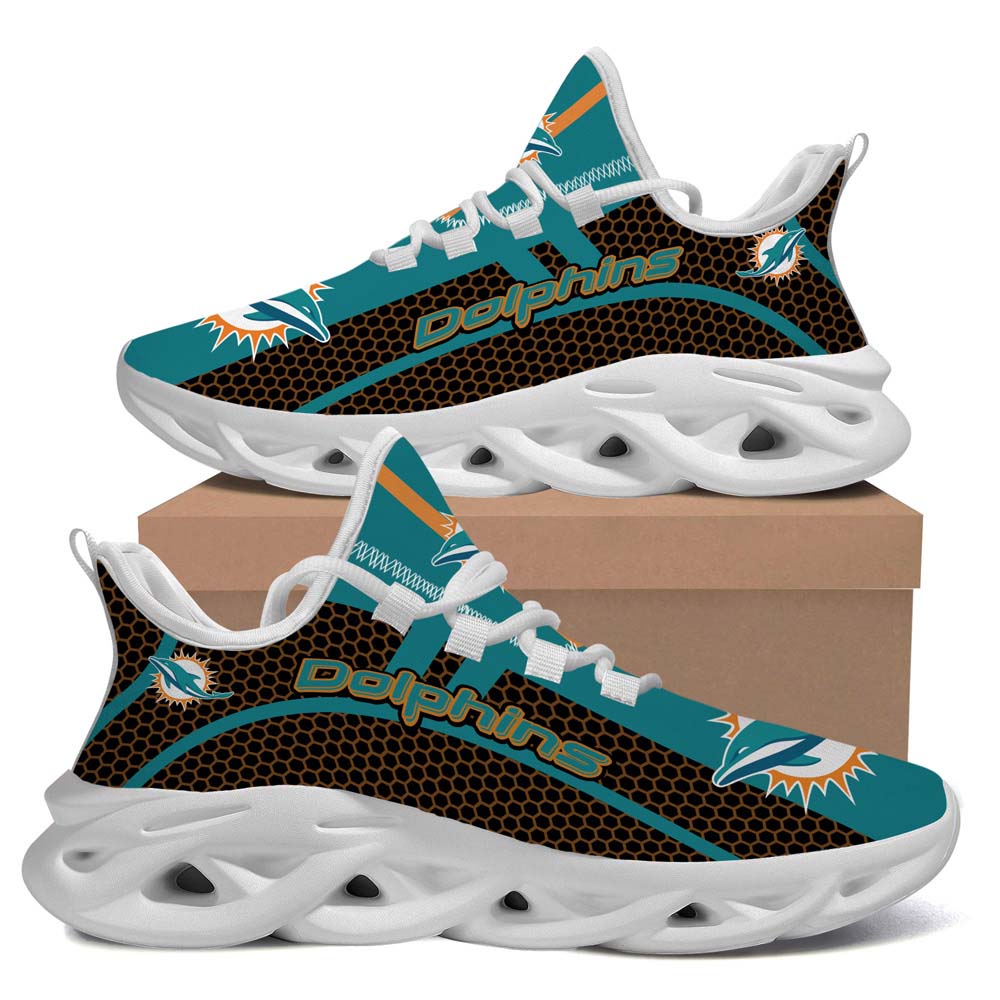 Miami Dolphins Luxury Max Soul Sneaker Running Sport Shoes