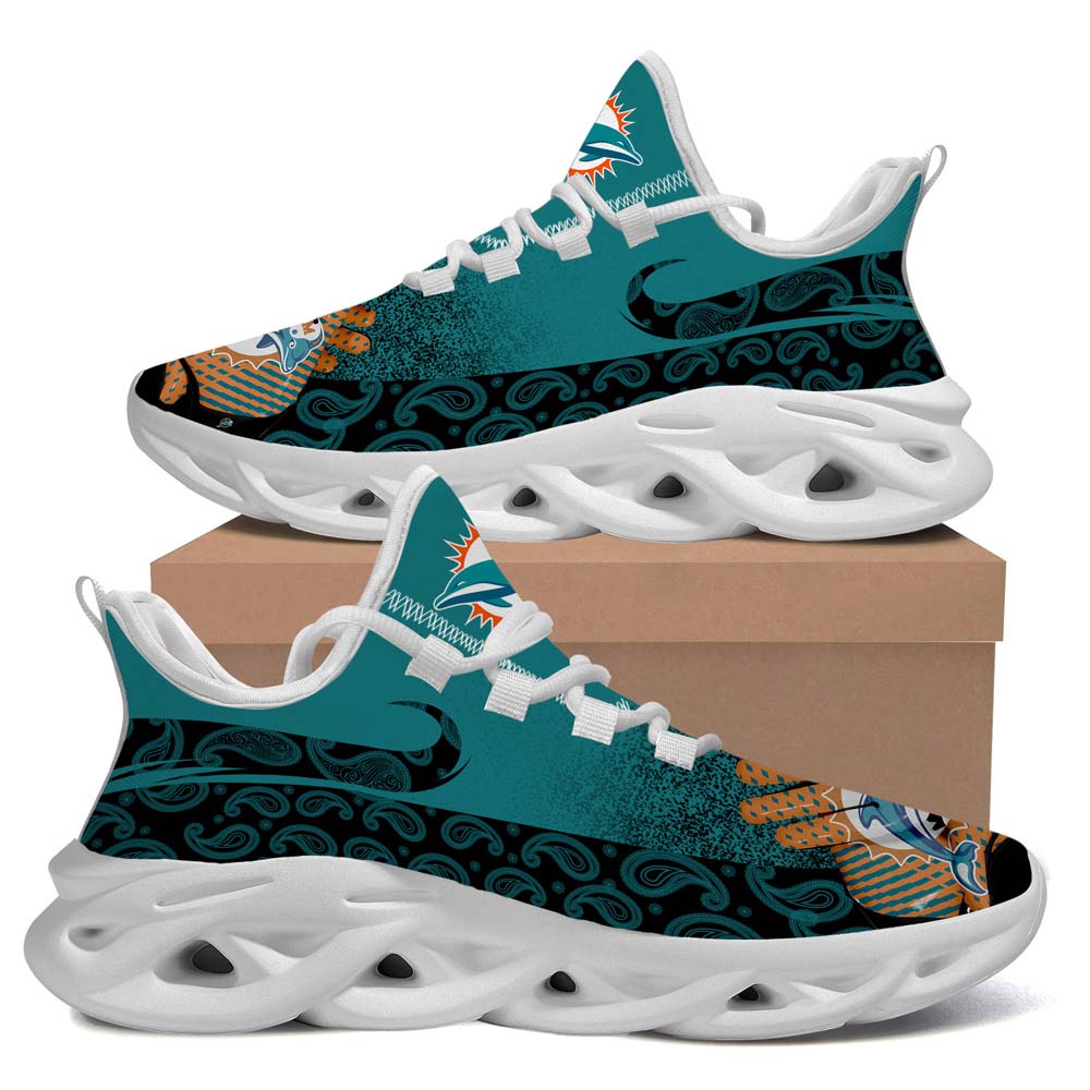 Miami Dolphins Custom Name Sport Max Max Soul Sneaker Running Sport Shoes