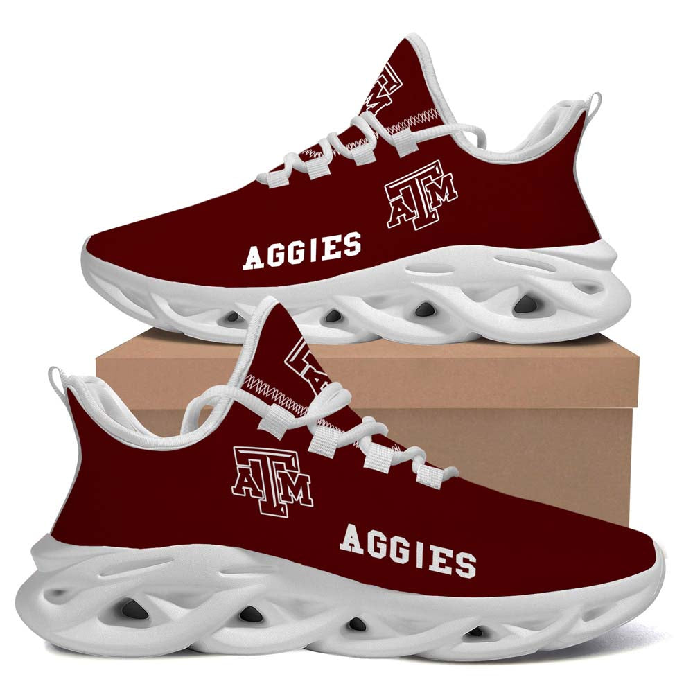 NCAA Texas A M Aggies New Trending Clunky Gift For Sport Lovers Max Soul Sneaker Running Sport Shoes