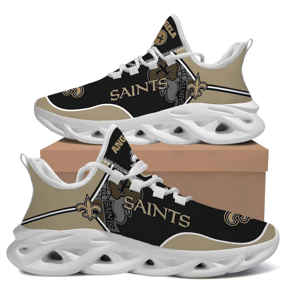 New Orleans Saints American Football Team Trending Custom Personalized With Name Clunky For Sport Lover Max Soul Sneaker Running Sport Shoes
