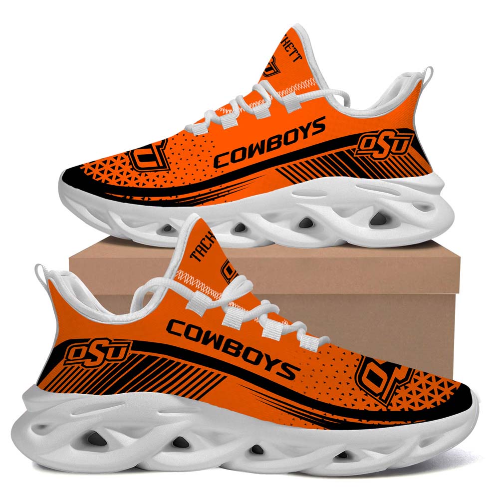 Oklahoma State Cowboys Custom Personalized Max Soul Sneaker Running Sport Shoes