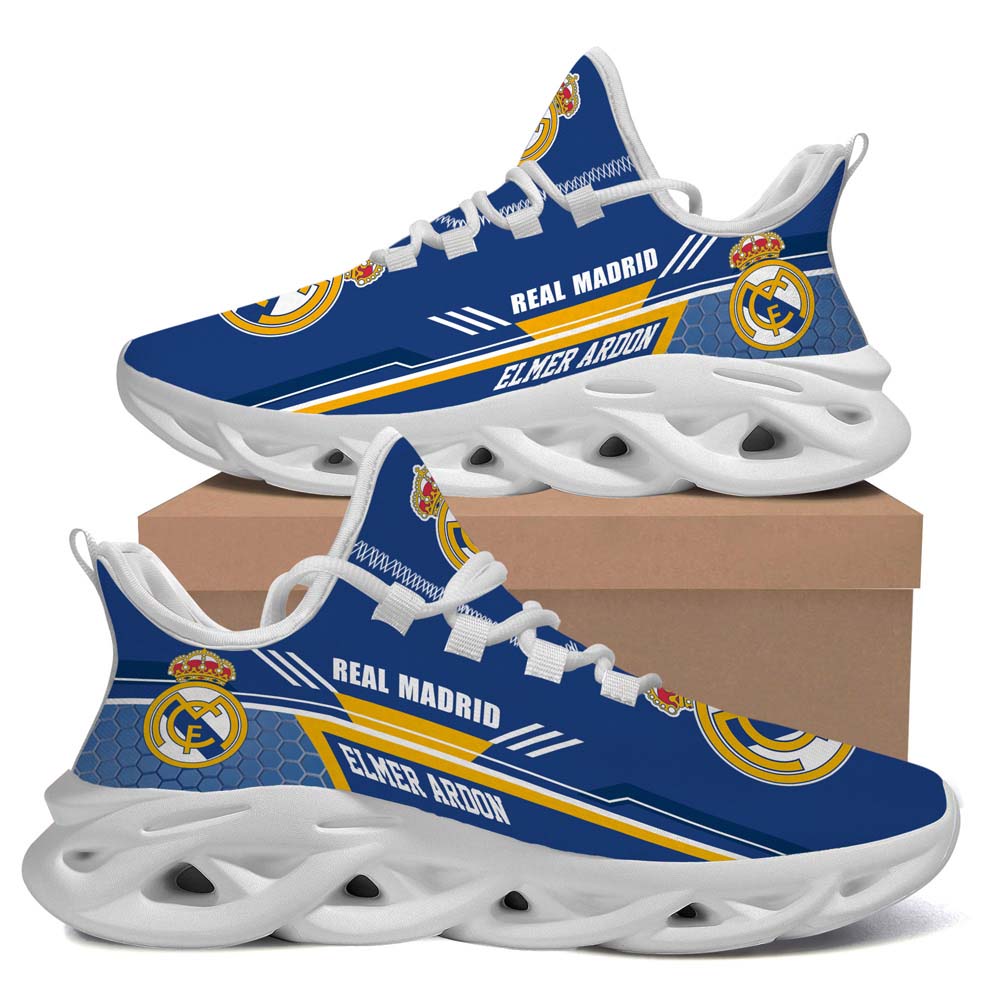 Real Madrid Custom Personalized Max Soul Sneaker Running Sport Shoes