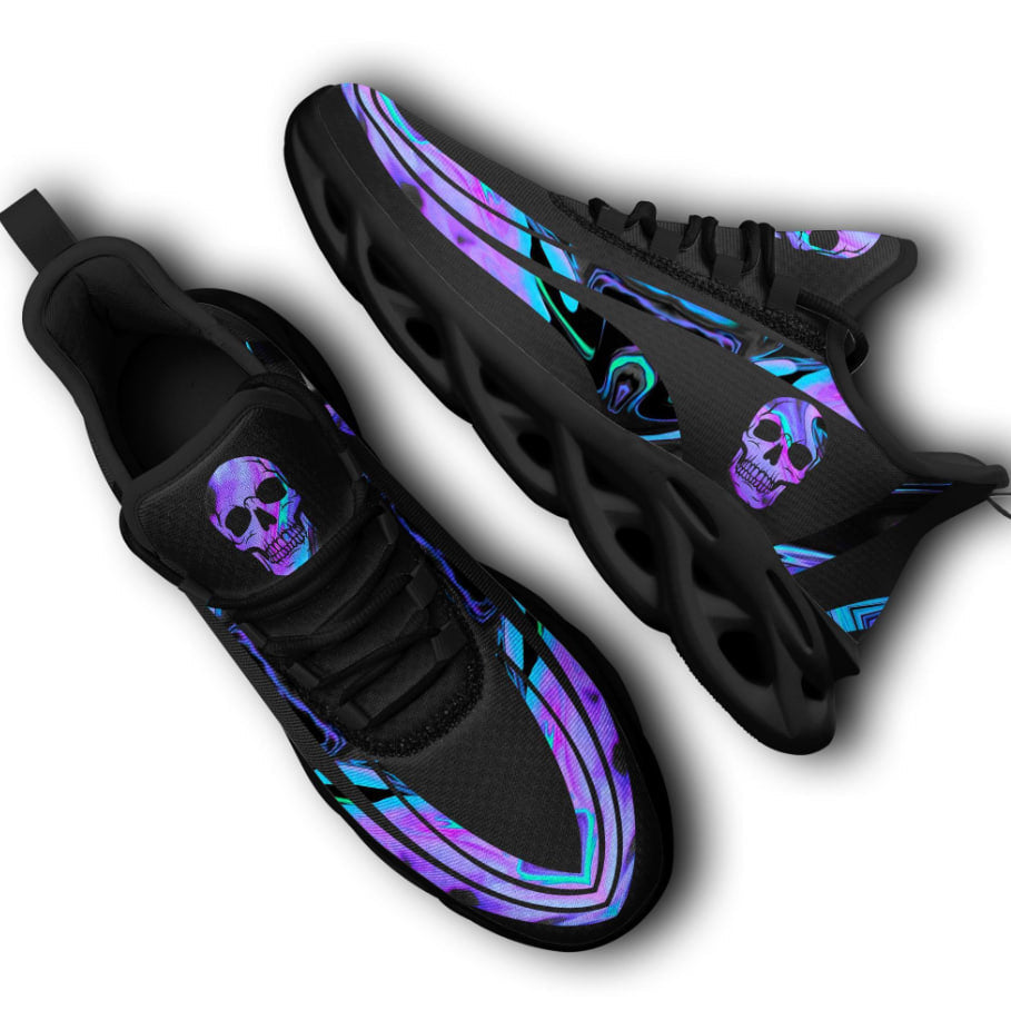 Skull Black Clunky Sneakers Max Soul Sneaker Running Sport Shoes