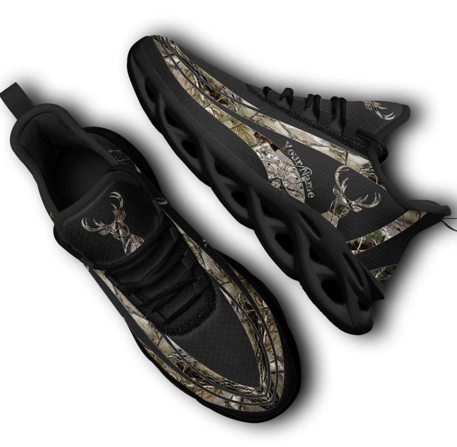 Brown Black Clunky Sneakers Custom Max Soul Sneaker Running Sport Shoes
