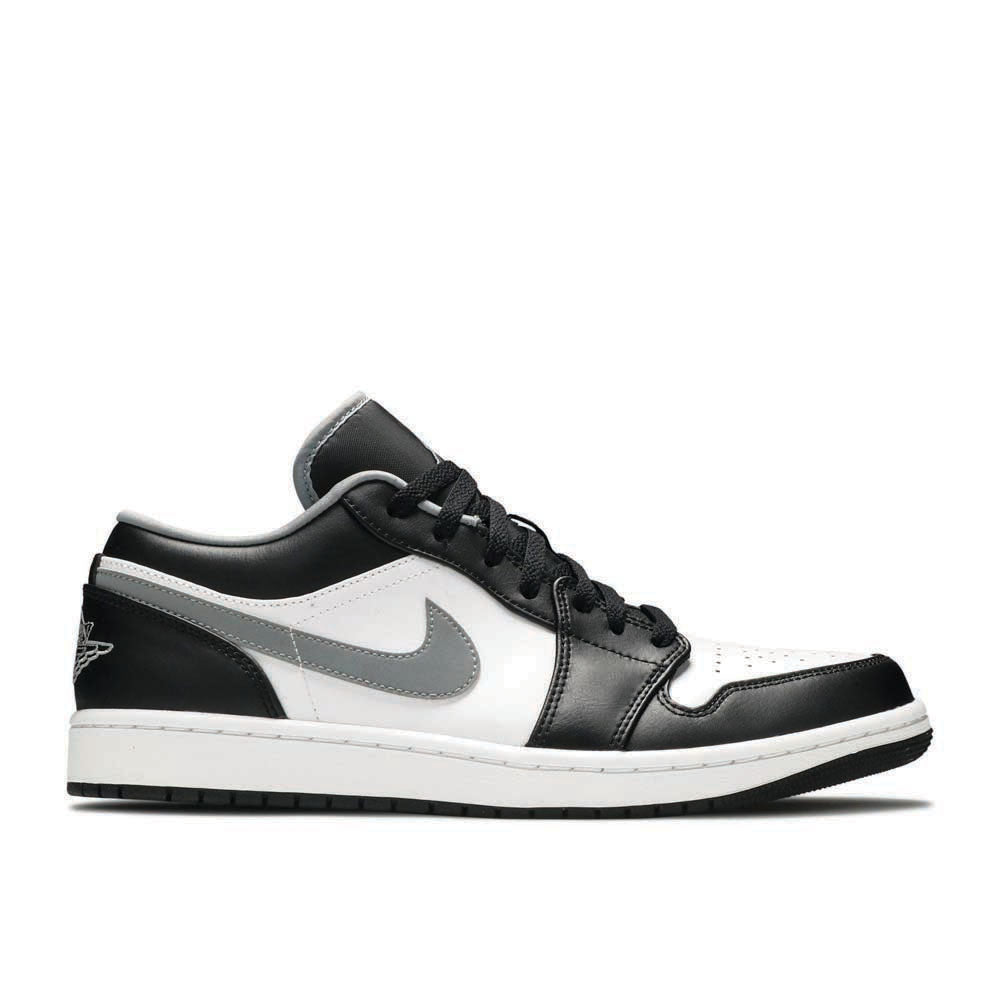 Air Jordan 1 Low ‘Black Medium Grey’ 553558-040 Signature Shoe