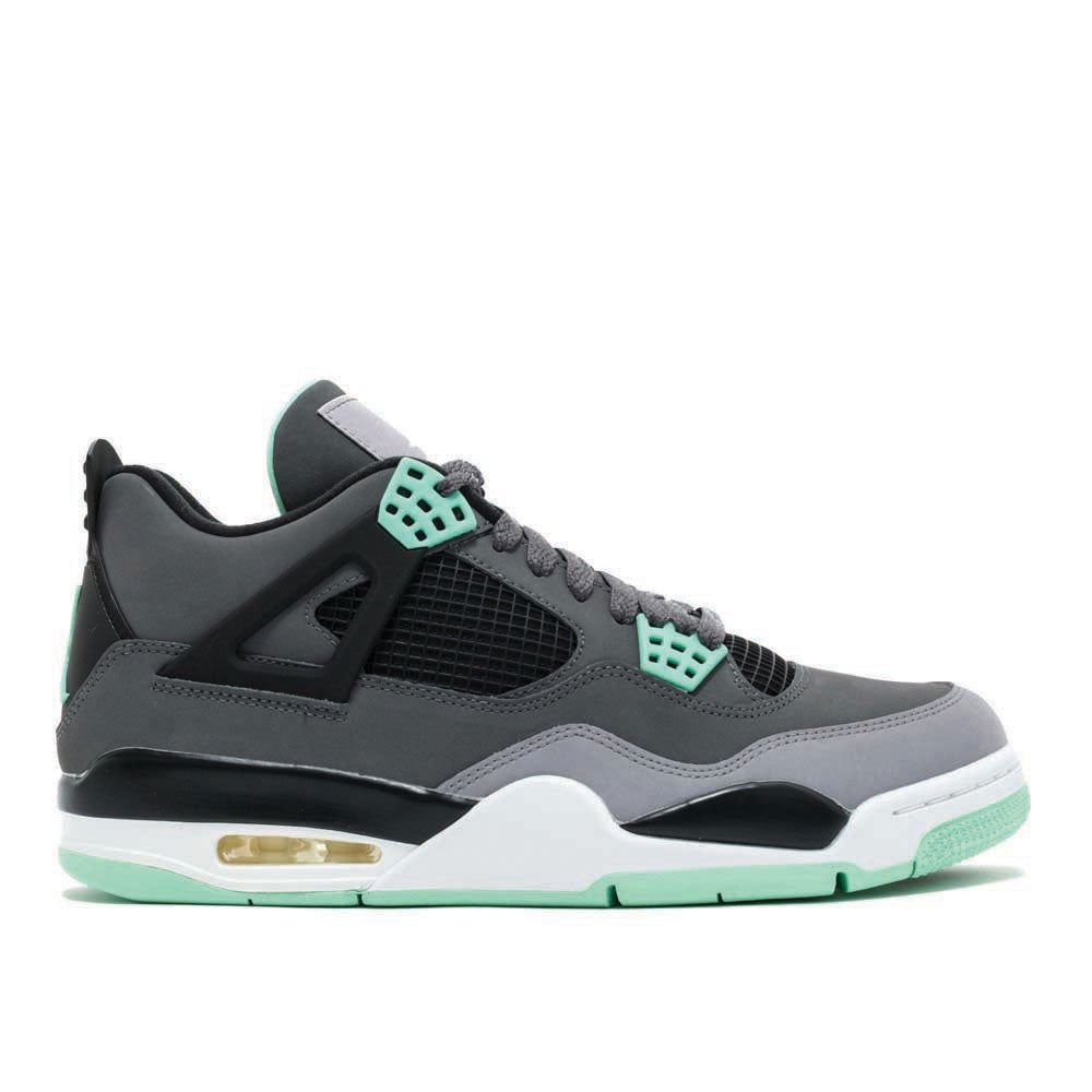 Air Jordan 4 Retro ‘Green Glow’ 308497-033 Signature Shoe